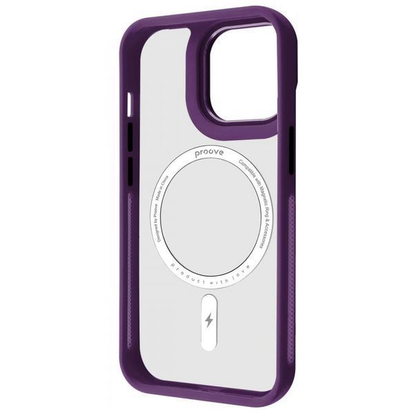 Чохол Proove Clear Essence Case with Magnetic Ring iPhone 13 Pro Midnight Blue 656-04358 фото