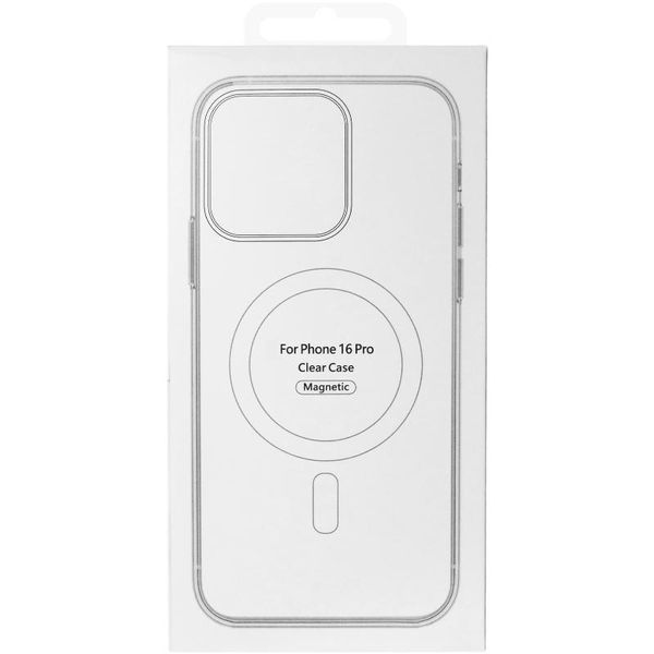 TPU+PC чехол Clear Garden with MagSafe для Apple iPhone 16 Pro (6.3") Blue Blossom 777-08220 фото
