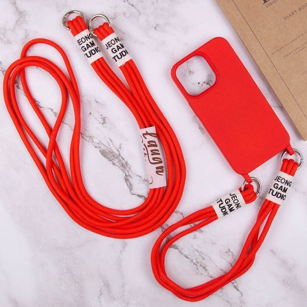 Чехол TPU two straps California для iPhone 13 Pro Max Red 208-05669 фото