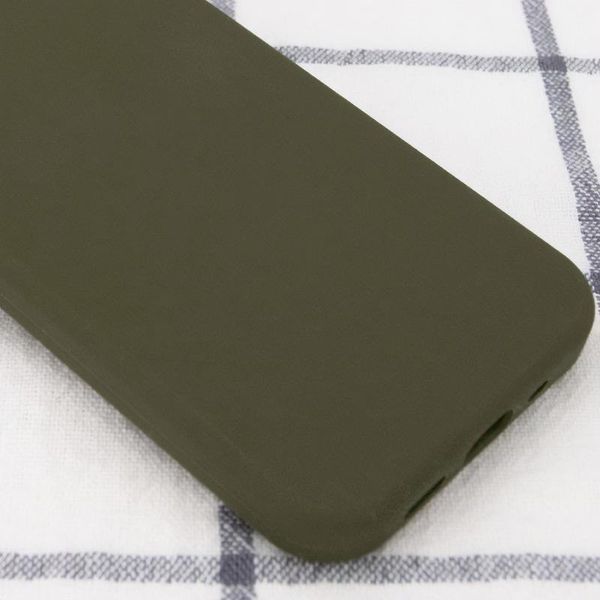 Силиконовый чехол Silk Full Protective для iPhone 13 mini (5.4") Dark Olive 777-10503 фото