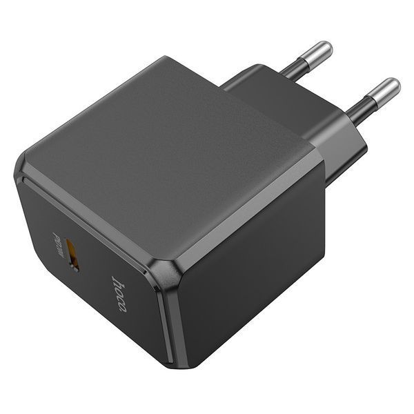 Мережевий зарядний пристрій HOCO CS13A Ocean single port PD20W charger Black 6942007603805 фото