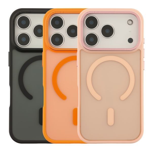 Чохол TPU+PC Goldencis Matte with MagSafe для iPhone 17 Pro Orange 2020000496779 фото