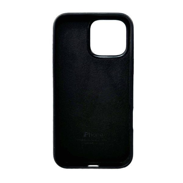 Силиконовый чехол для iPhone 16 Pro Black 666-01197 фото