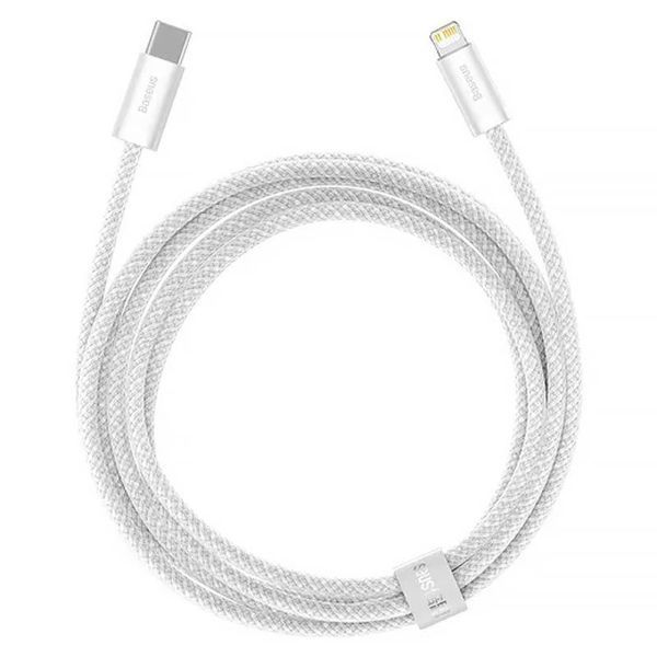 Дата кабель Baseus Dynamic Series Type-C to Lightning 20W (2m) (CALD0001) White ILSO-00000072617-2 фото