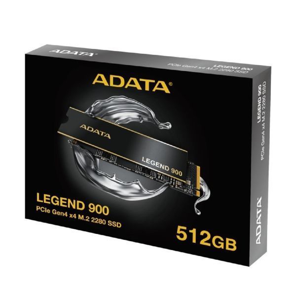 Накопитель SSD M.2 ADATA LEGEND 900 512GB 2280 PCIe Gen 4x4 3D NAND Read/Write: 6200/2300 MB/sec SLEG-900-512GCS фото