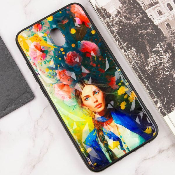 TPU+PC чохол Prisma Ladies для Xiaomi Redmi 8a Peonies 777-07421 фото