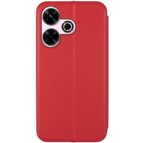 Шкіряний чохол-книжка Classy для Xiaomi Redmi 13 4G / Poco M6 4G Red 777-05506 фото