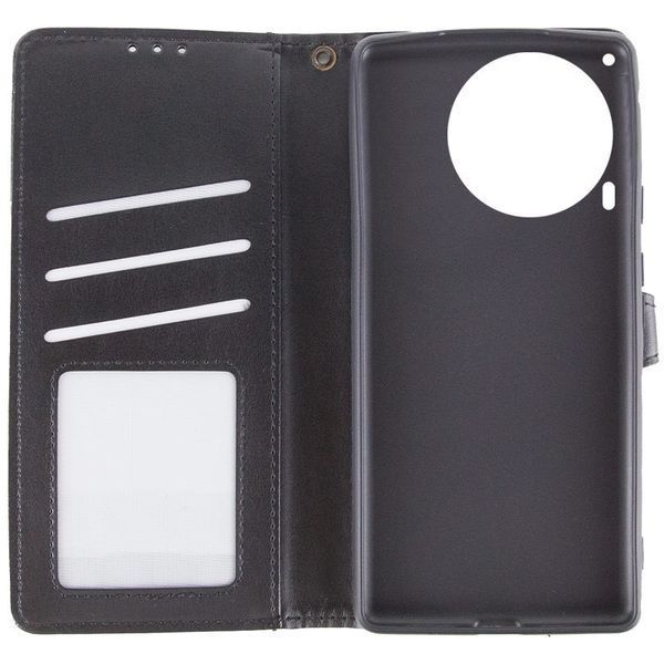 Шкіряний чохол-книжка GETMAN Gallant (PU) для TECNO Camon 30 (CL6) Black 777-06172 фото