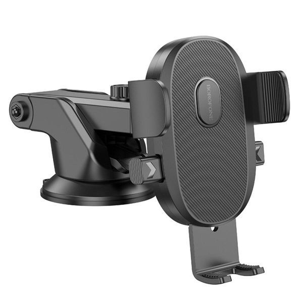Тримач для мобільного BOROFONE BH93 Grand one-button car holder(center console) Black 656-00466 фото