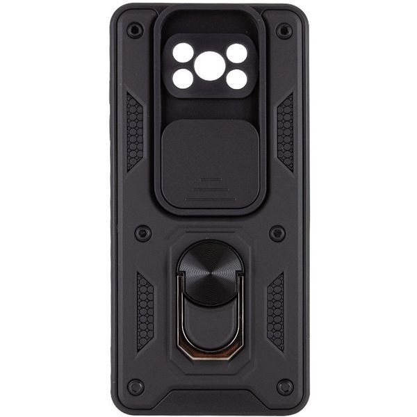 Ударопрочный чехол Camshield Serge Ring для Xiaomi Poco X3 NFC / Poco X3 Pro Black 777-04689 фото