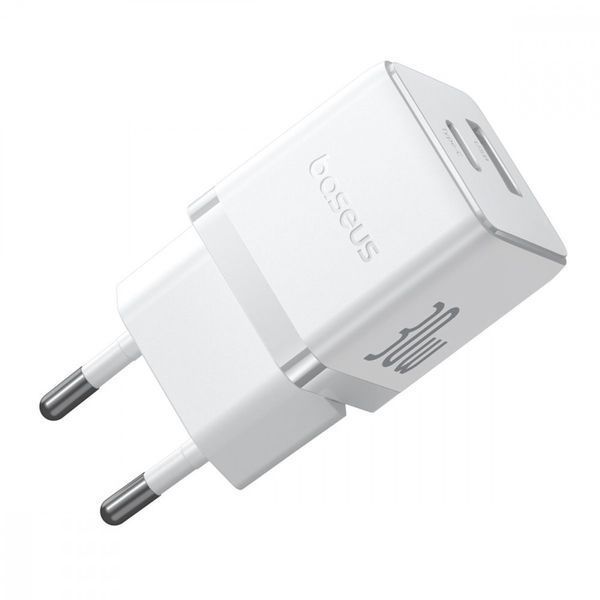 МЗП Baseus Palm Fast Charger 30W (Type-C + USB) White P1011160A213-00 фото