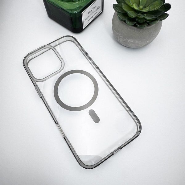Чохол Acrilyc Colorful з MagSafe для iPhone 15 Pro Grey 666-03406 фото