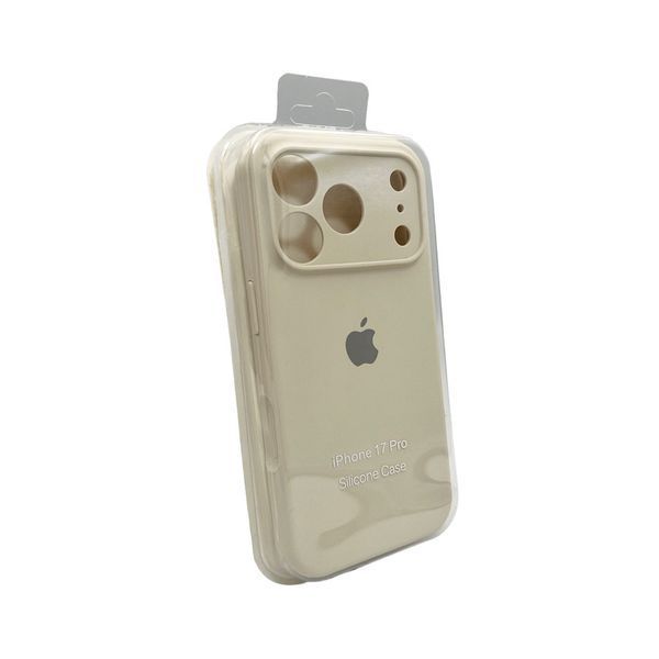 Силіконовий чохол з закритою камерою для iPhone 17 Pro Stone 666-04240 фото