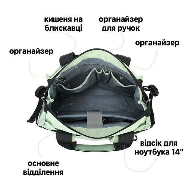 Рюкзак Tigernu T-S8651 14" Green 656-01105 фото