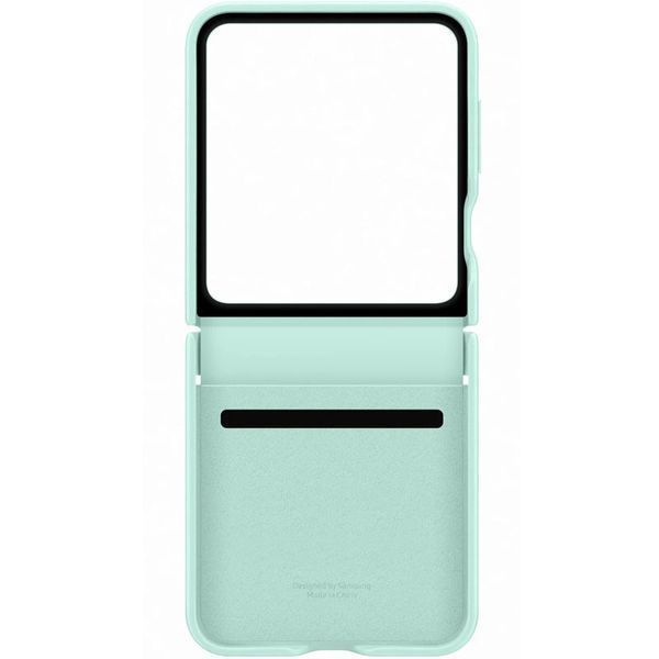 Шкіряний чохол Leather Case для Samsung Galaxy Z Flip6 Turquoise 555-03220 фото