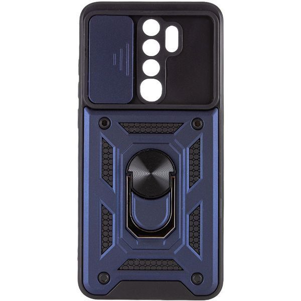 Ударостійкий чохол Camshield Serge Ring для Xiaomi Redmi Note 8 Pro Blue 777-04664 фото
