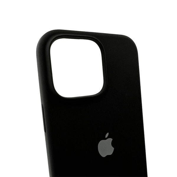 Силиконовый чехол для iPhone 16 Pro Black 666-01197 фото