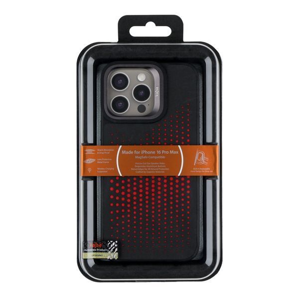 Чохол Kajsa Splendid Collection Circle with MagSafe для iPhone 16 Pro Max Black 2020000509127 фото