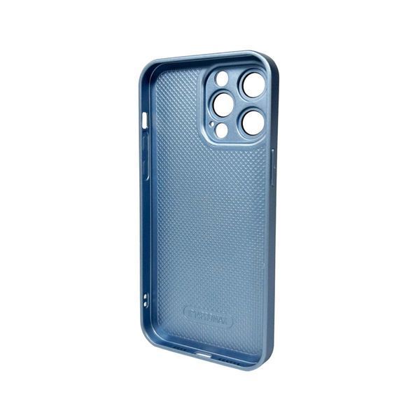Чохол для смартфона AG Glass Matt Frame Color для iPhone 15 Pro Max Sierra Blue 666-00660 фото