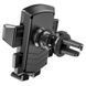 Автотримач для телефона HOCO CA86 Davy one-button air outlet car holder Black 6931474751485 фото 3