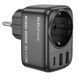 Сетевой фильтр BOROFONE BAC14 Wide 1-socket wall outlet (1C2A) (EU/GER) Black 6941991118890 фото 1