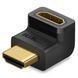 Адаптер UGREEN HDMI 4K Adapter Male to Female Up-angled UGR-20110 фото 1