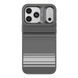 Чохол Kajsa Resort Collection Gradient Stripe with MagSafe для iPhone 17 Pro Grey B-Ring 2020000507468 фото 1
