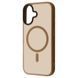 Чехол WAVE Matte Insane Case with Magnetic Ring для iPhone 16 Desert titanium 656-07873 фото 1