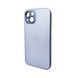 Чохол для смартфона AG Glass Matt Frame Color для iPhone 14 Sierra Blue 666-00610 фото 1