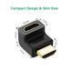 Адаптер UGREEN HDMI 4K Adapter Male to Female Up-angled UGR-20110 фото 5
