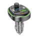 Автомобільний зарядний пристрій з FM-модулятором BOROFONE BC47 Might PD30W+QC3.0 car BT FM transmitter Jazz Metal Gray 656-00576 фото 1