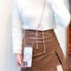 Чохол Crossbody Lanyard with Magsafe зі шнурком для iPhone 16 Silver 214-02680 фото 10