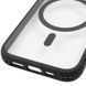 Чохол TPU+PC GETMAN Moon Clear with MagSafe для Apple iPhone 16 (6.1") Black 656-08417 фото 6