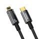 Кабель Baseus Explorer Series Auto Power-Off Fast Charging Data Cable Type-C to IP 20W 1m Black CATS000001 фото 3