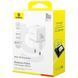 МЗП Baseus Palm Fast Charger 30W (Type-C + USB) White P1011160A213-00 фото 2