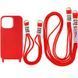 Чехол TPU two straps California для iPhone 13 Pro Max Red 208-05669 фото 1