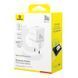 Мережевий зарядний пристрій Baseus Palm Fast Charger C+U 30W EU Moon White P1011160A213-00 фото 2