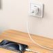 МЗП Hoco C149A Charm PD30W+QC3.0 (1USB-A/1C) + кабель Type-C to Type-C White ILSO-00000077155-1 фото 5