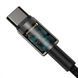 Кабель Baseus Tungsten Gold Fast Charging Type-C to Type-C 100W (1m) Black CATWJ-01 фото 10