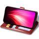 Кожаный чехол-книжка GETMAN Gallant (PU) для Xiaomi Redmi 13C / Poco C65 Red 777-06272 фото 3