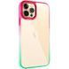Чохол TPU+PC Fresh sip series для Apple iPhone 12 Pro Max (6.7") Салатовий / Рожевий 777-06722 фото 1