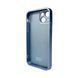 Чохол для смартфона AG Glass Matt Frame Color для iPhone 12 Sierra Blue 666-00560 фото 2