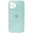 Силиконовый чехол с закрытой камерой для iPhone 13 Pro Mint 208-00746 фото