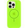 Силіконовий чохол з MagSafe для iPhone 16 Pro Neon green 214-01559 фото