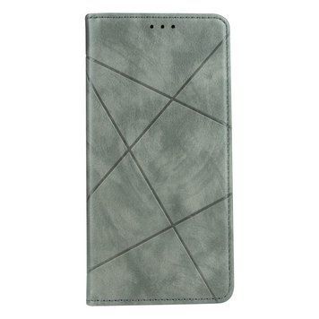 Чехол-книжка Business Leather для Samsung Galaxy A12 Серый 777-00097 фото