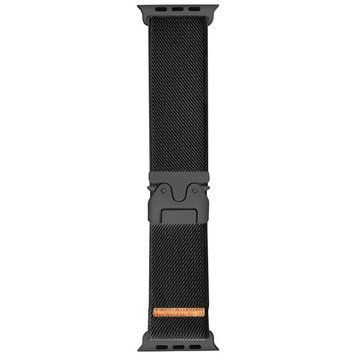Ремінець Nylon для Apple Watch 42(ser.1-3)/44/45/46/49mm Black 212-01503 фото