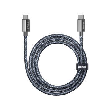 Кабель REMAX Phantom aluminum alloy light fast charging braided data cable 1.2M CB01(C-C) 6954851235071 фото