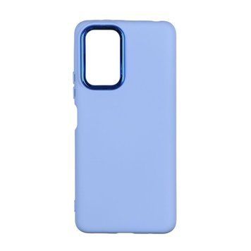 Чехол Silicone Cover Metal frame для Xiaomi Redmi Note 11 Pro 4G/5G / 12 Pro 4G Sky Blue 208-03504 фото