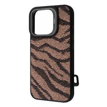 Чехол Kajsa Glamorus Collection with Magnetic Ring iPhone 16 Pro Max Bronze 656-08142 фото
