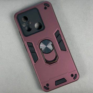 Ударопрочный чехол Armored Ring для Xiaomi Redmi A1 / A2 Amaranth Pink 777-07723 фото